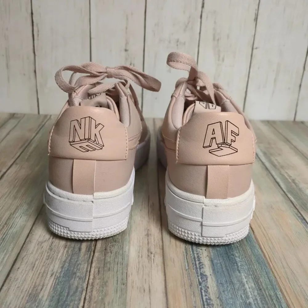 Nike Air Force 1 Pixel SE Pink Oxford White Womens Sneakers Size 7.5